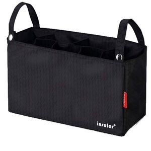 Stroller Organizer Bag with 7 Compartments (Color: Black)